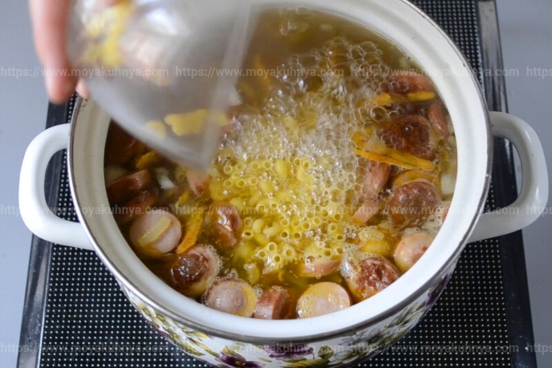 суп с сосисками рецепт пошагово