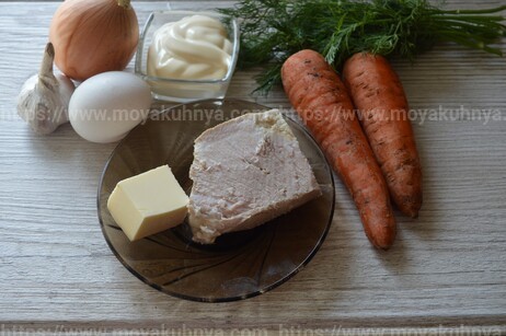 салат свинина морковь