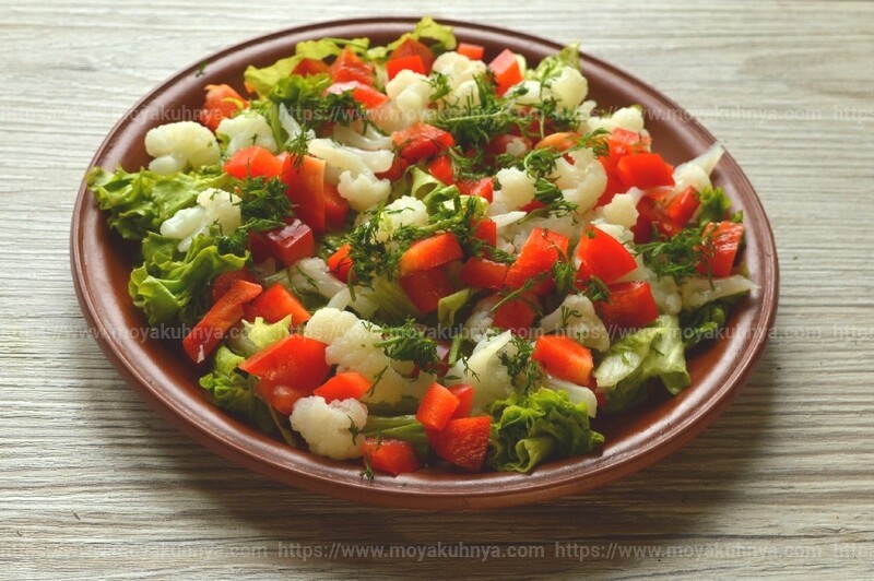 вкусный салат из овощей рецепт