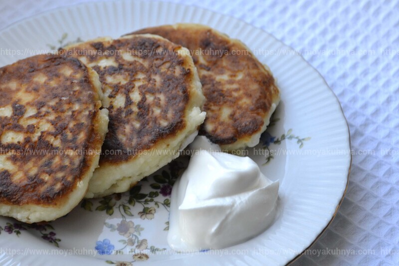 сырники из творога с манкой +на сковороде	