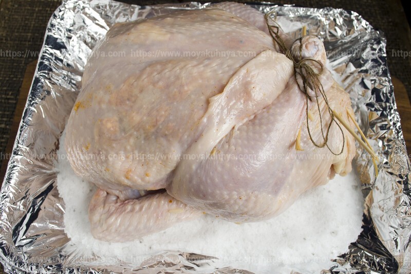 фаршированная курица в духовке фото рецепт
