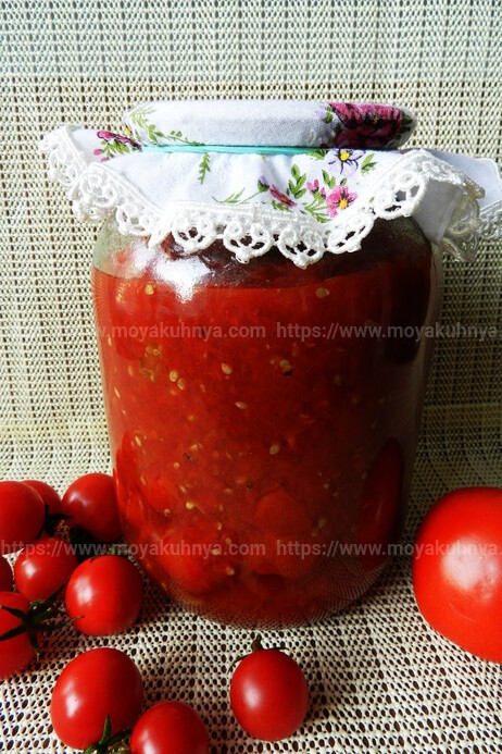 помидоры в томатном соке на зиму