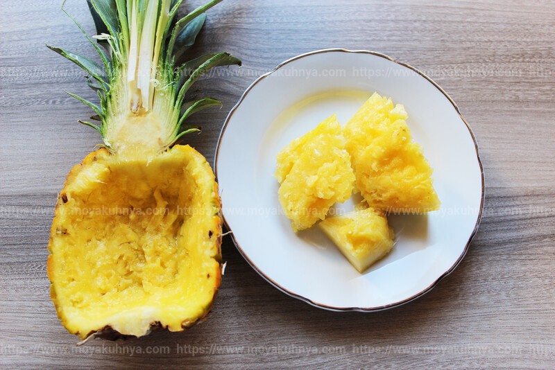 фруктовый салат в ананасе рецепт с фото
