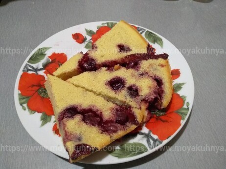 вишневый пирог рецепт с фото