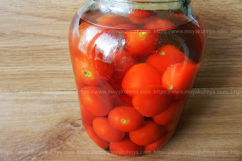 помидоры в томатном соке рецепт на зиму