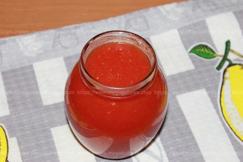 вкусный томатный сок на зиму