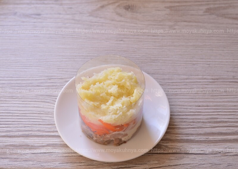 салат снежинка рецепт с фото пошагово