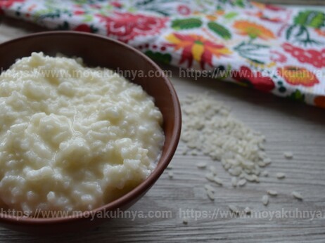 фото молочной рисовой каши