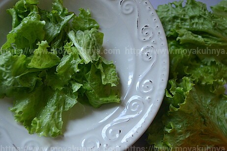 салат цезарь диетический рецепт с фото	