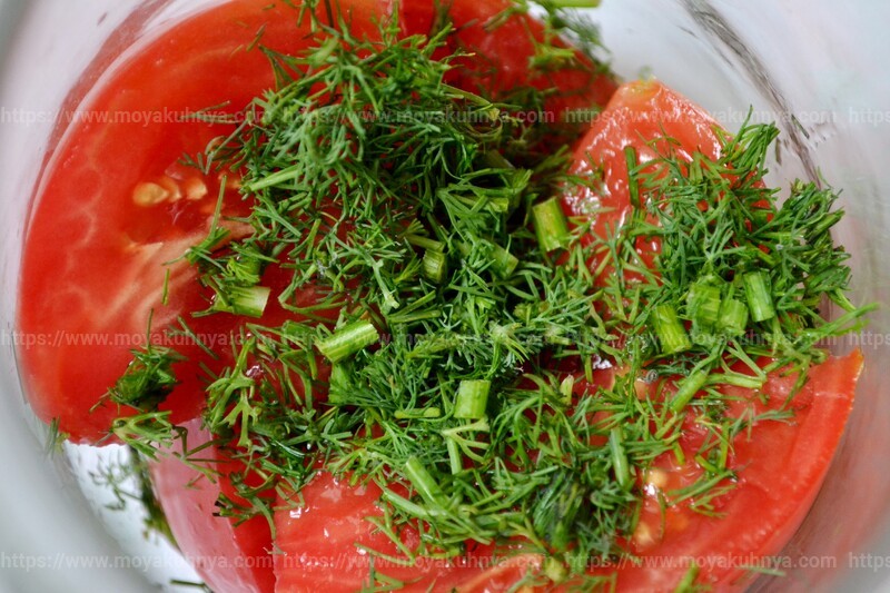 салат помидоры с чесноком на зиму рецепты