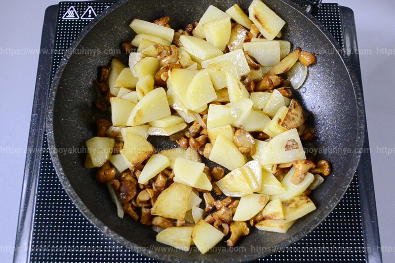 жареный картофель с лисичками рецепт с фото