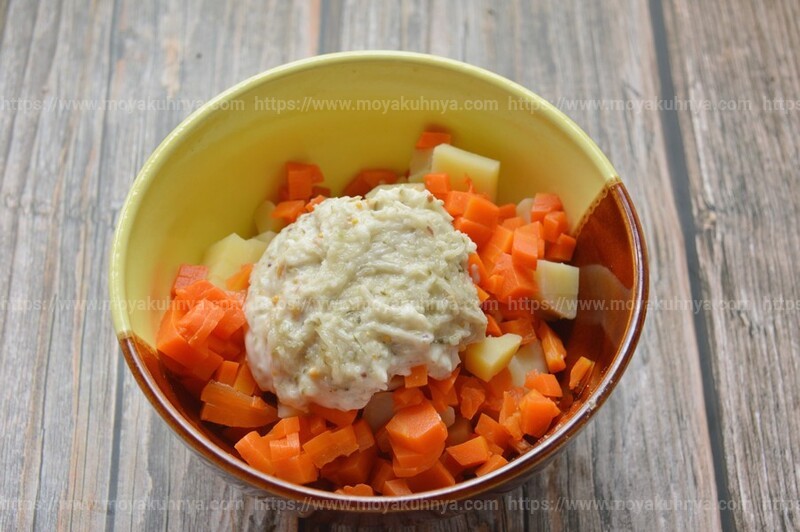 салат картошка морковка соленый огурец
