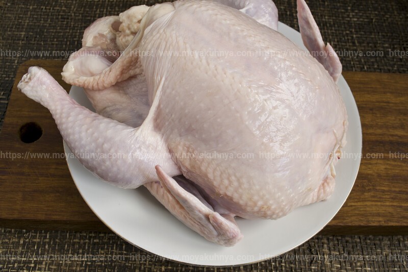 фаршированная курица рецепт с фото