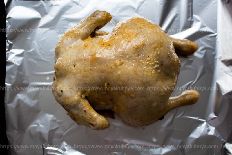 рецепт запекания курицы в духовке целиком