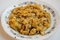 Минтай с луком